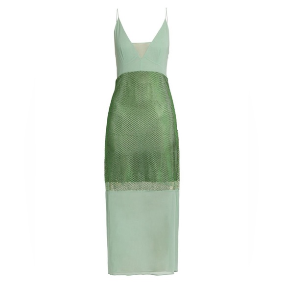stella mccartney dress green Stella McCartney Green 3D Pocket Canvas Dress – Ladida
